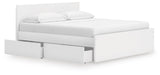 Onita Panel Platform Bed with Storage