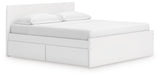 Onita Panel Platform Bed with Storage