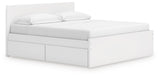 Onita Panel Platform Bed with 2 Side Storage
