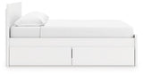 Onita Panel Platform Bed with 2 Side Storage