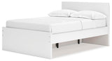 Onita Panel Platform Bed with 1 Side Storage