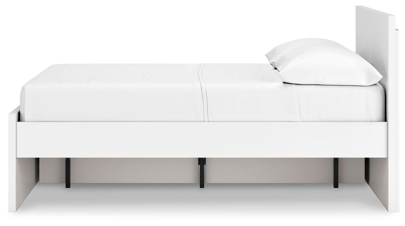 Onita Panel Platform Bed with 1 Side Storage