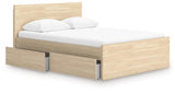 Onita Panel Platform Bed with 1 Side Storage