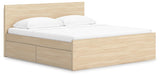 Onita Panel Platform Bed with 1 Side Storage