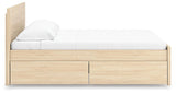 Onita Panel Platform Bed with 1 Side Storage
