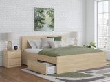 Onita Panel Platform Bed with 1 Side Storage