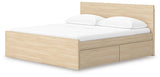 Onita Panel Platform Bed with 2 Side Storage