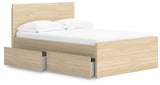 Onita Panel Platform Bed with 1 Side Storage