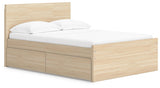 Onita Panel Platform Bed with 1 Side Storage