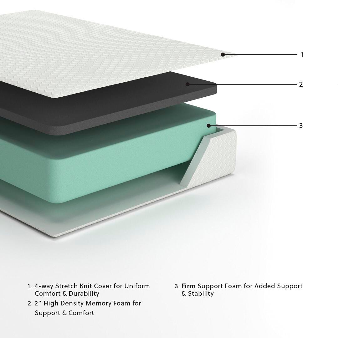 Chime 12 Inch Memory Foam Mattresses