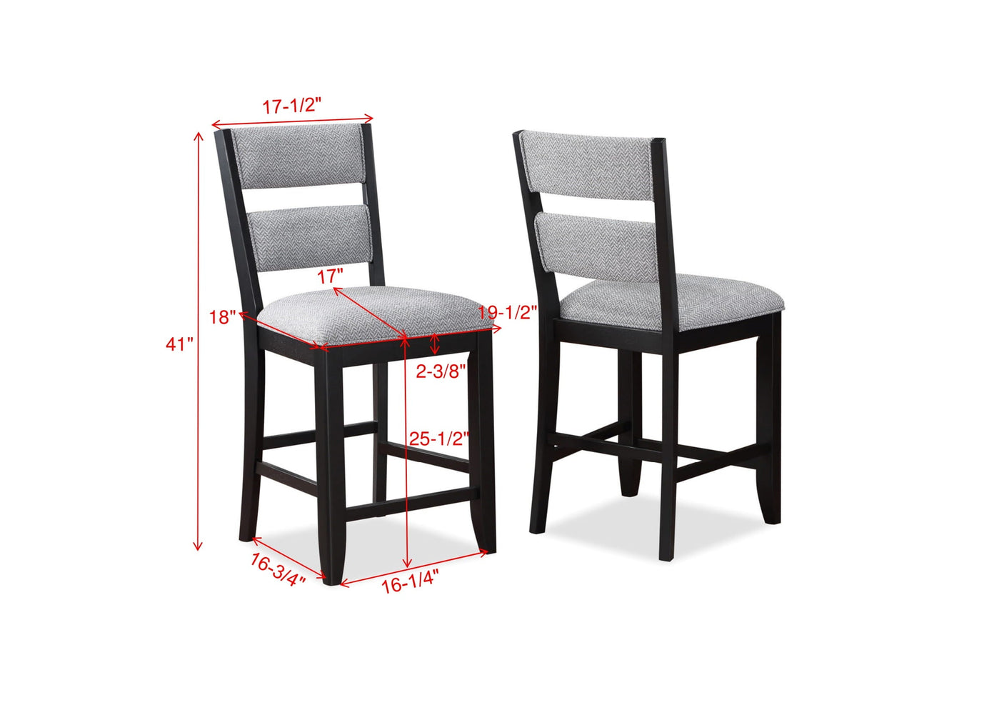Federick Counter Height Chairs (Set of 2)
