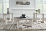 Garnilly Coffee Table w/ 2 End Tables