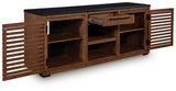Kallari Credenza with Desk Return