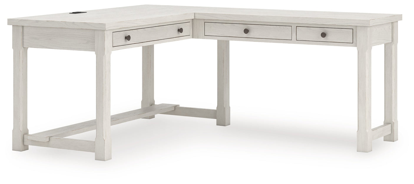 Robbinsdale L-Shaped Home Office Desk