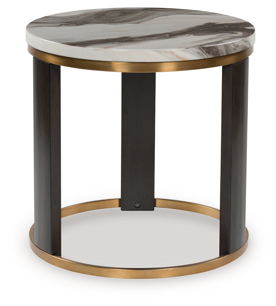 Jaz Round End/Accent Table