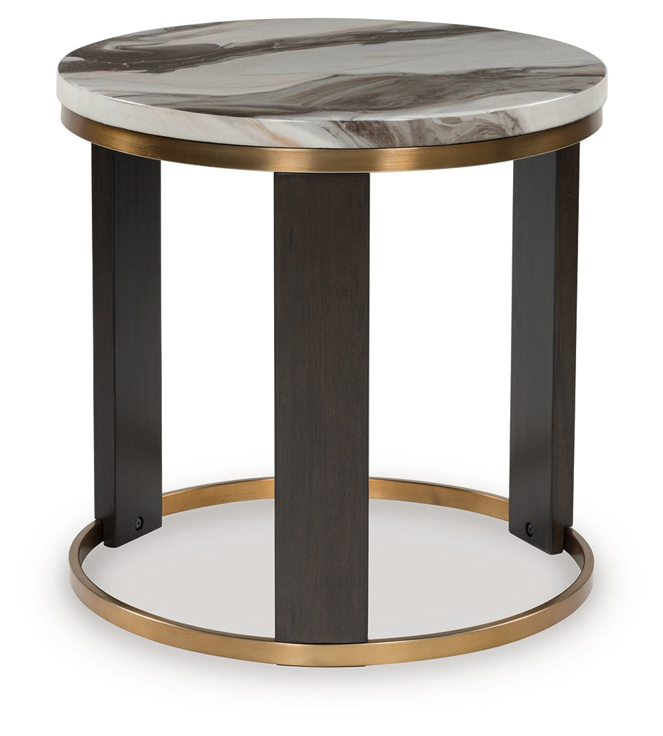 Jaz Round End/Accent Table