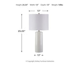 Steuben Ceramic Table Lamp