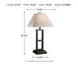 Deidra Metal Table Lamp