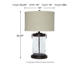 Tailynn Glass Table Lamp