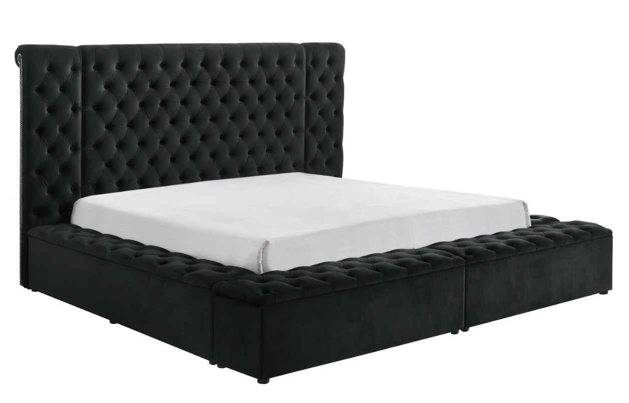 Liliana Black Queen Bed