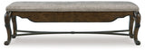 Queen Ann Upholstered Storage Bench