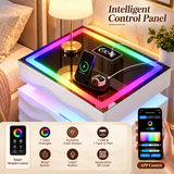 Nora Wave LED Nightstand