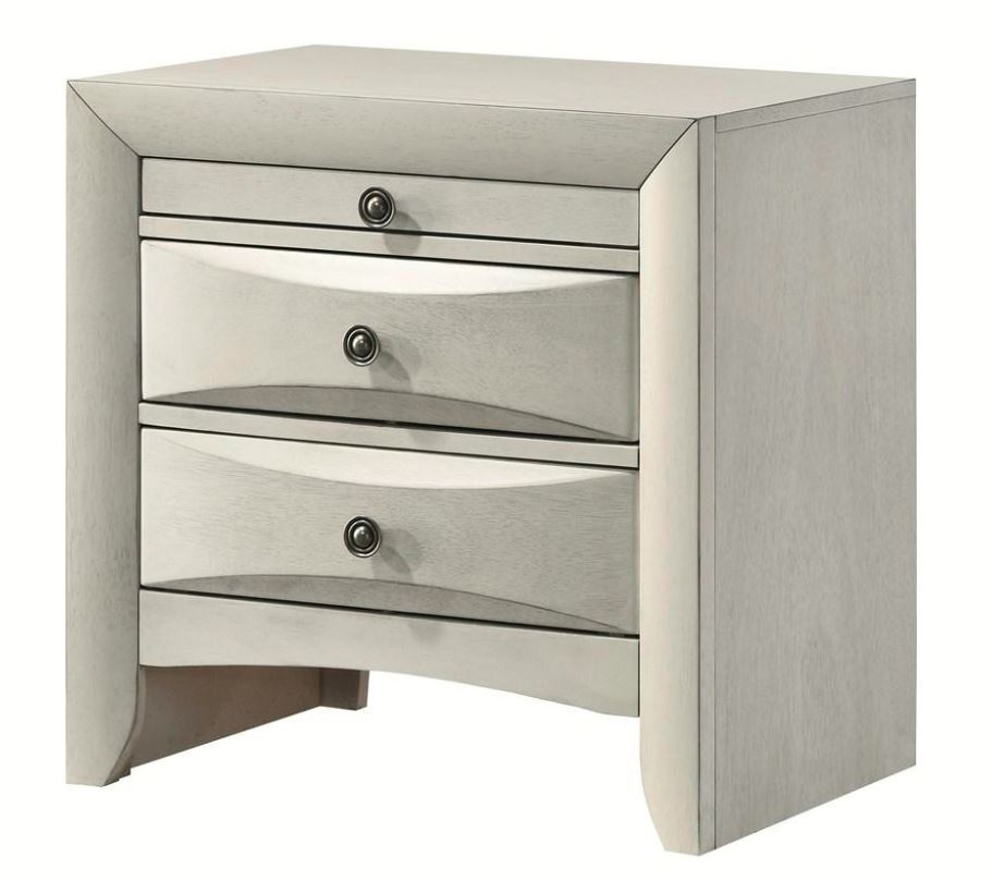 Emily White King Storage Bedroom Set