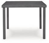 Point Bonita Square Dining Table with Umbrella Option