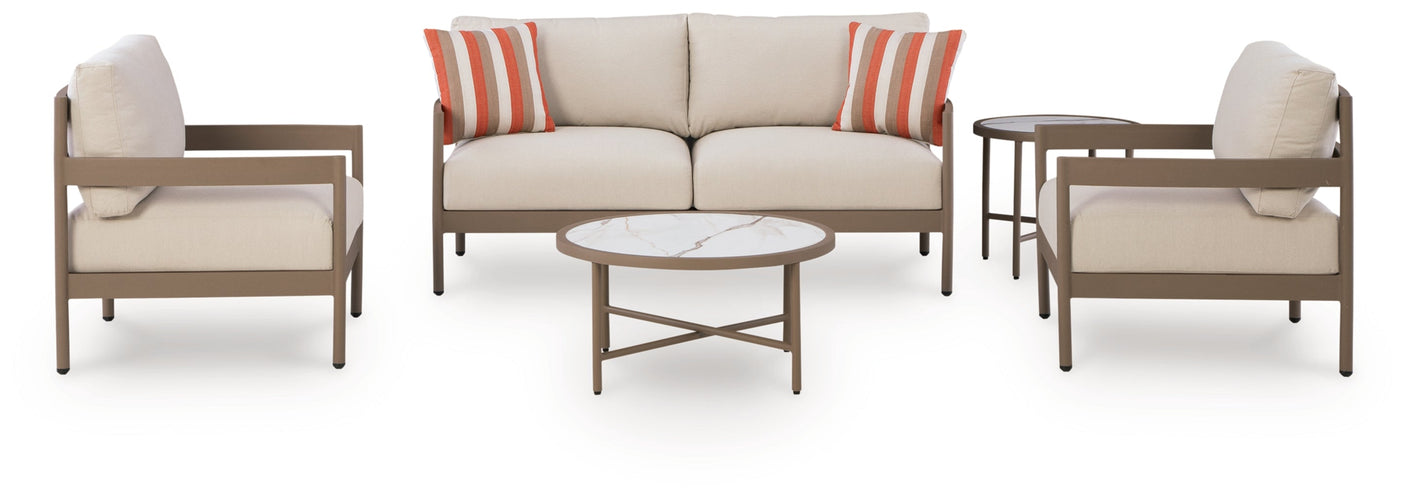 Big Creek Cove Love/Chairs/Tables Set (5/CN)