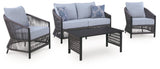 Bodega Island Love/Chairs/ Table Set (4/CN)