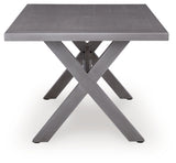 Dillon Beach RECT Dining Table with Umbrella Option