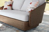 Cardiff Beach Love/ Swivel Chairs Set (3/CN)