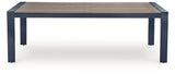 Mabry Shores RECT Dining Table with Umbrella Option