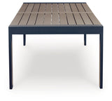 Mabry Shores RECT Dining Table with Umbrella Option