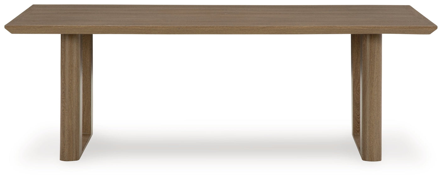 Serene Bay RECT Dining Table with Umbrella Option