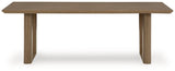 Serene Bay RECT Dining Table with Umbrella Option