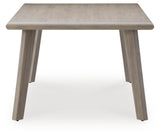 Carisbo RECT Dining Table with Umbrella Option