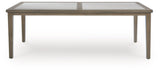 Rainier Ranch RECT Dining Table with Umbrella Option