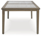 Rainier Ranch RECT Dining Table with Umbrella Option
