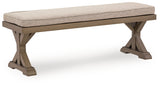 Revare Beach Bench with Cushion