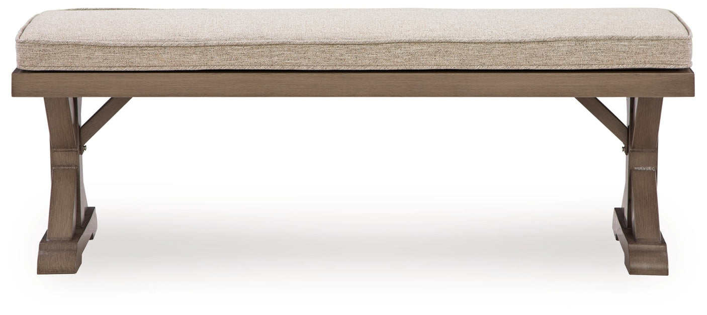 Revare Beach Bench with Cushion
