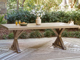 Revare Beach RECT Dining Table with Umbrella Option