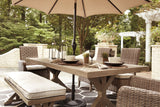 Beachcroft RECT Dining Table with Umbrella Option