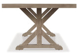 Beachcroft RECT Dining Table with Umbrella Option