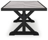 Beachcroft RECT Dining Table with Umbrella Option