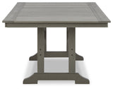Visola RECT Dining Table with Umbrella Option