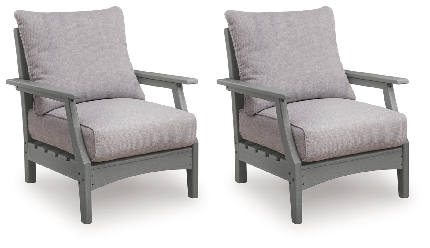 Lone View Bay Lounge Chair w/Cushion (2/CN)