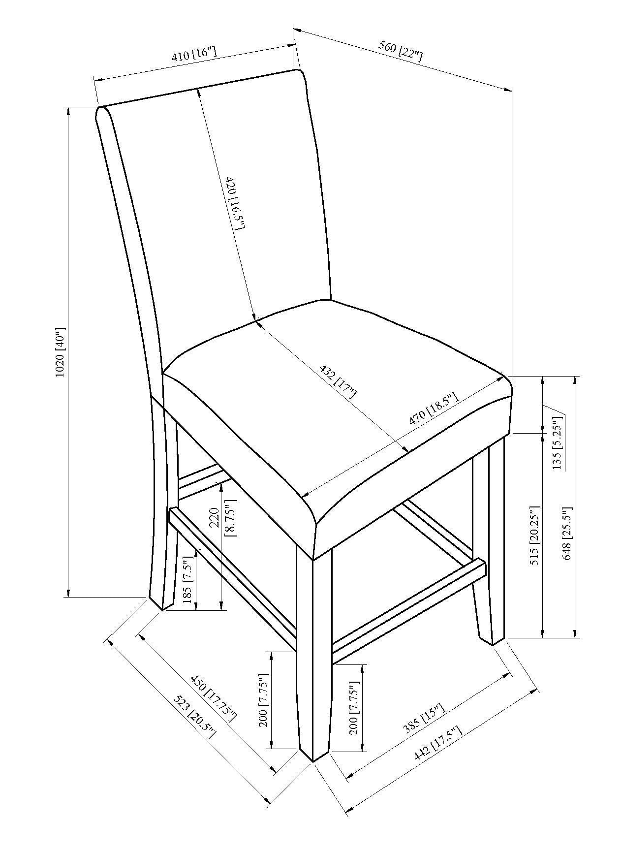 Nolan Counter Height Chairs (Set of 2)