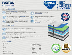Paxton II Box Top Firm Mattress & Boxspring