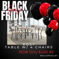 Rosy Table w/4 Chairs